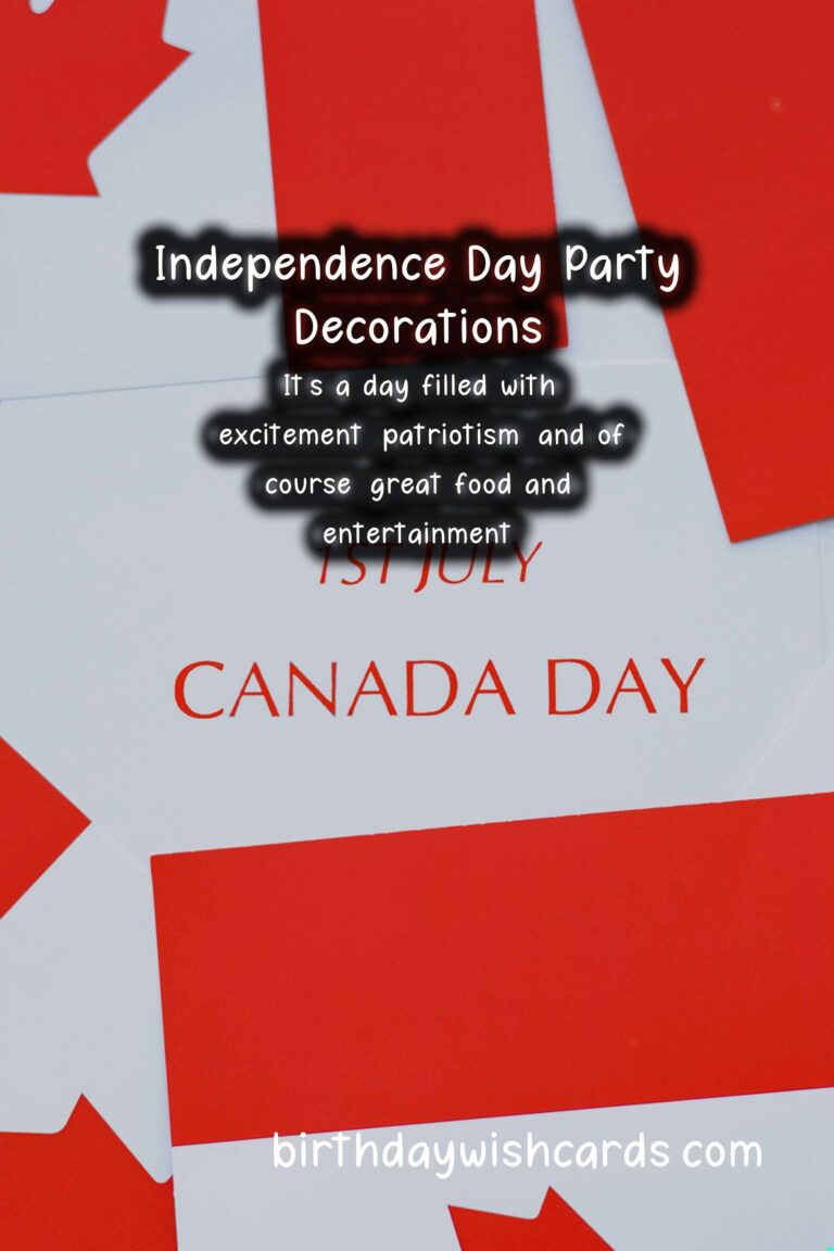Independence Day Party Ideas for Family and Friends