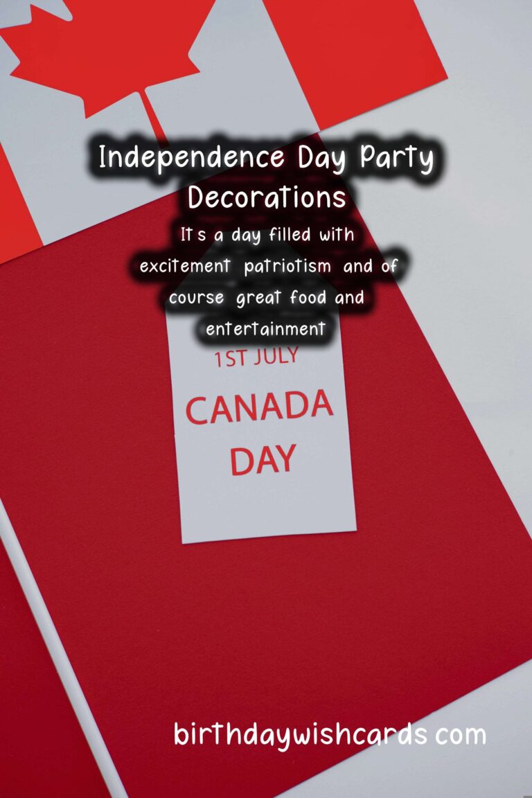 Independence Day Party Ideas for Family and Friends