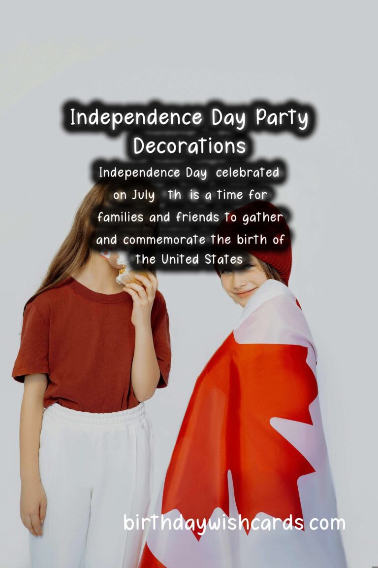 Independence Day Party Ideas for Family and Friends