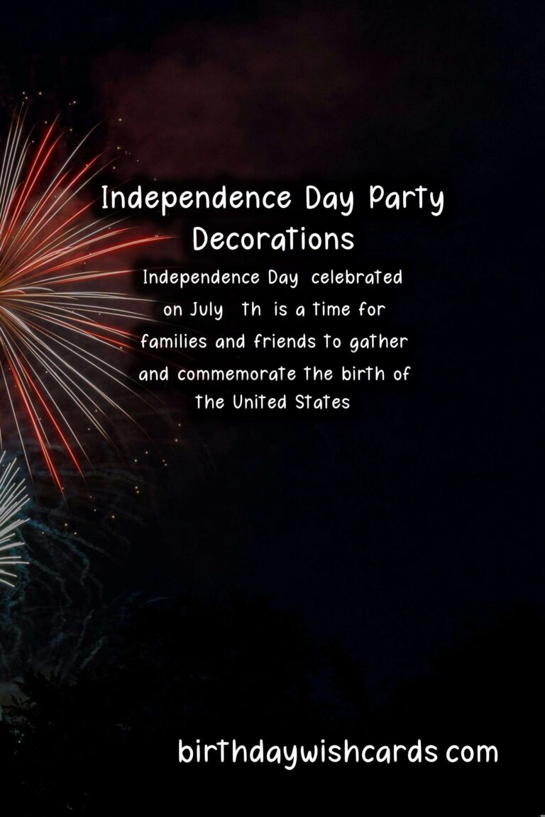Independence Day Party Ideas for Family and Friends