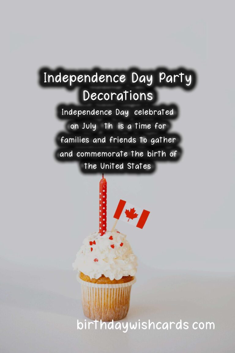 Independence Day Party Ideas for Family and Friends