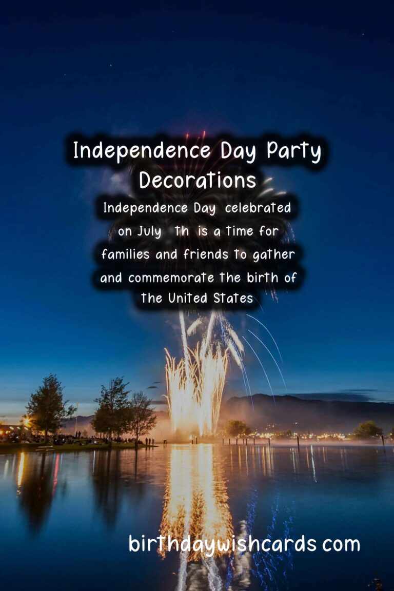 Independence Day Party Ideas for Family and Friends