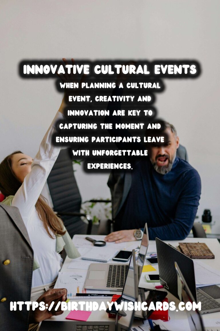 Innovative Cultural Event Guide That Captures the Moment