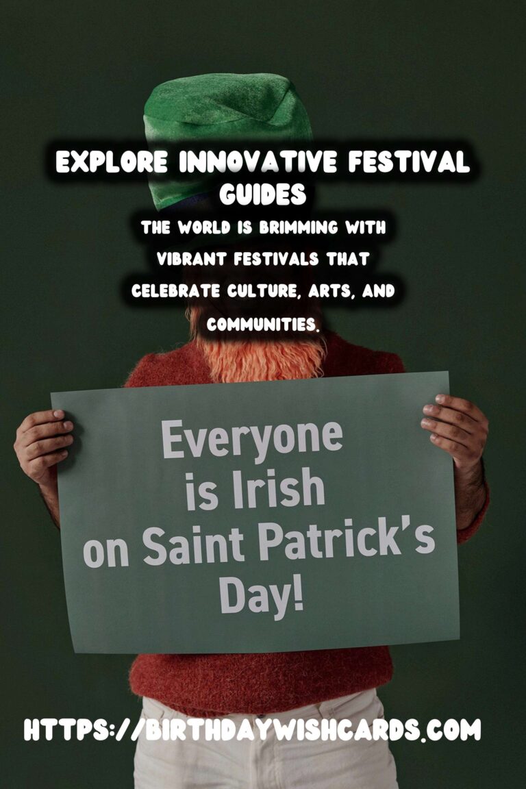 Innovative International Festival Guides That Impress