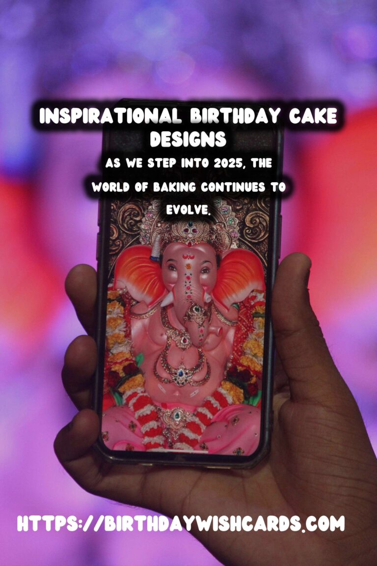 Inspirational Birthday Cake Ideas in 2025