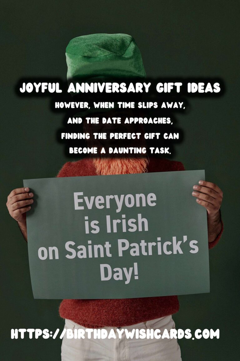 Joyful Anniversary Gift Ideas For Last-Minute Planning