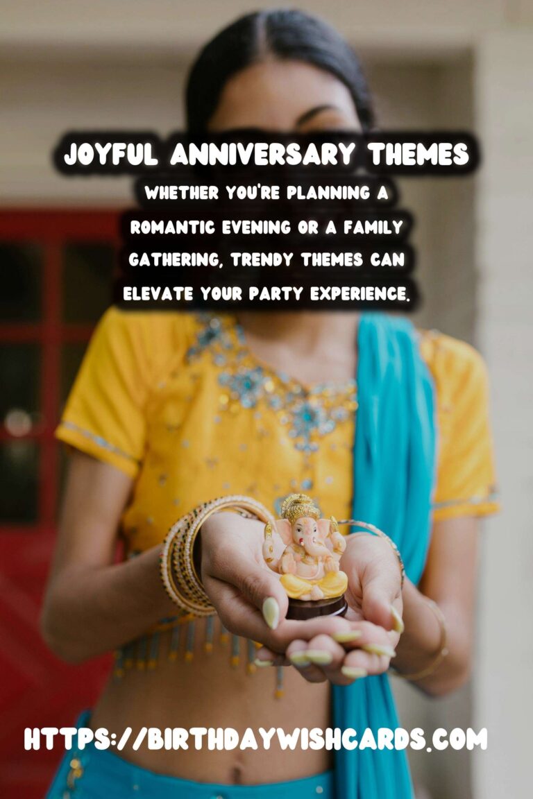 Joyful Anniversary Party Themes That Are Trendy