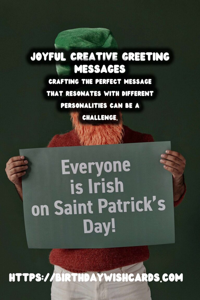 Joyful Creative Greeting Messages For Every Personality