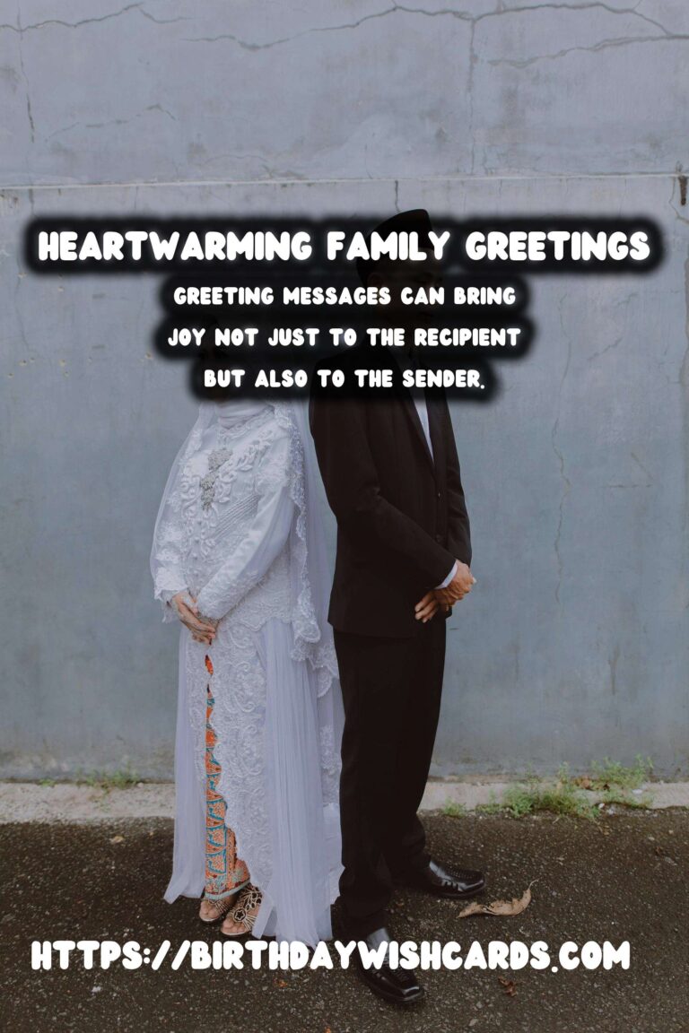 Joyful Creative Greeting Messages For the Whole Family