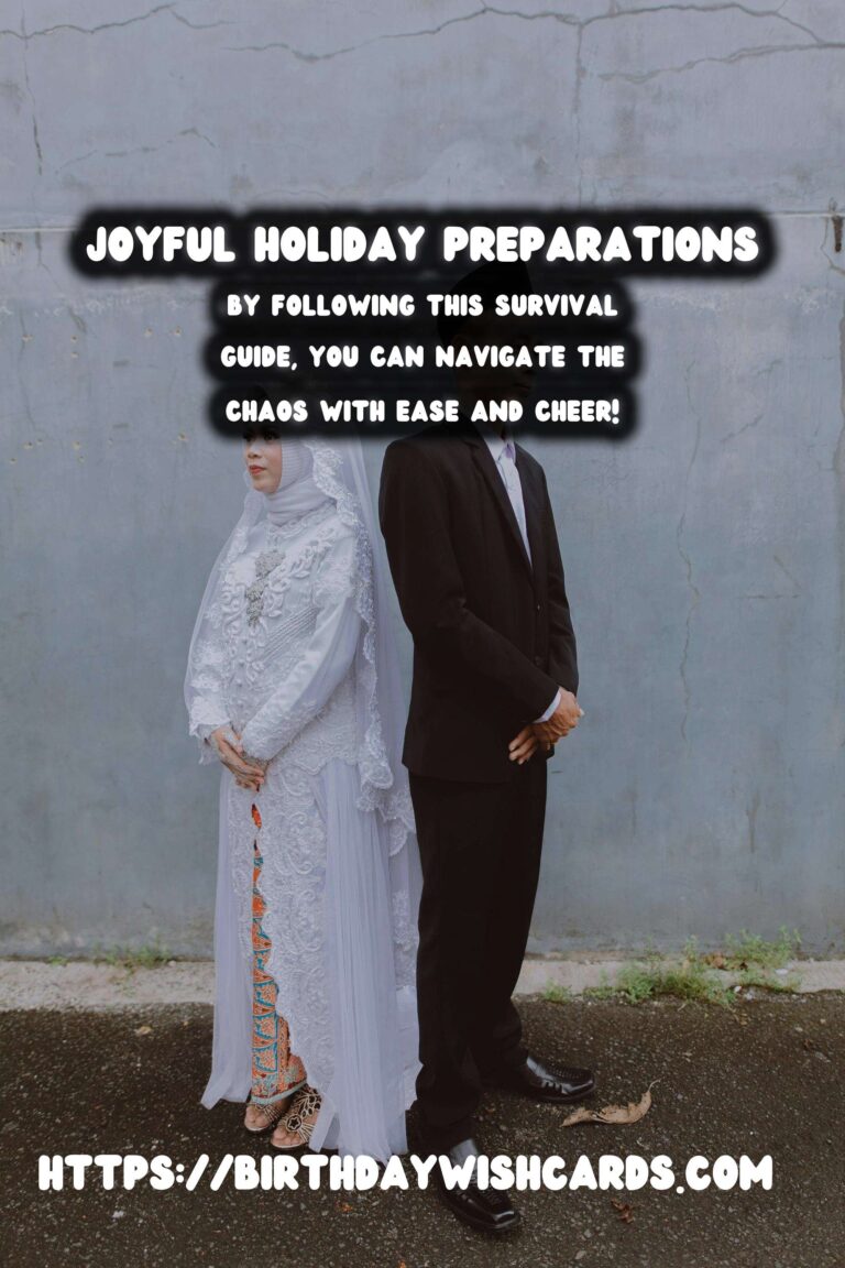 Joyful Holiday Survival Guide For Last-Minute Planning
