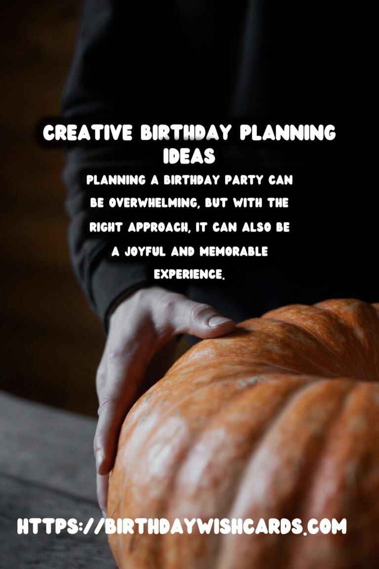 Joyful Ways to Design Birthday Planning Tips