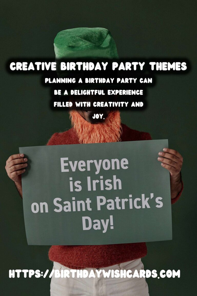 Joyful Ways to Plan Birthday Party Themes