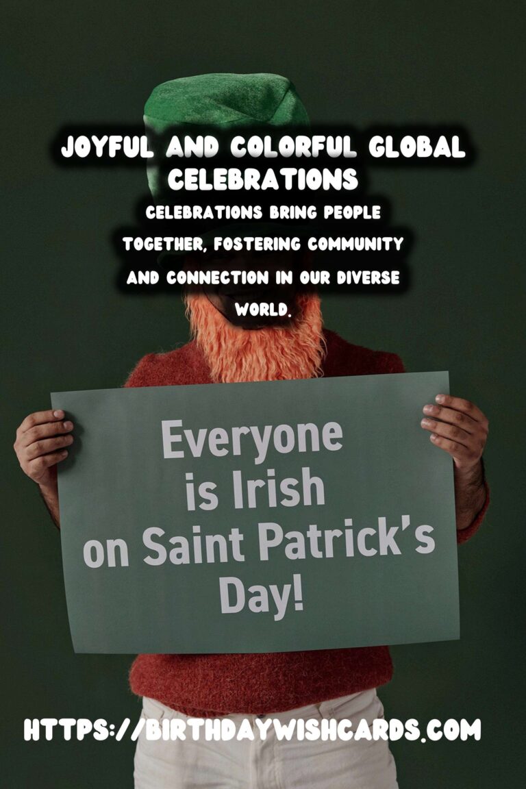 Joyful Ways to Write Global Celebration Ideas