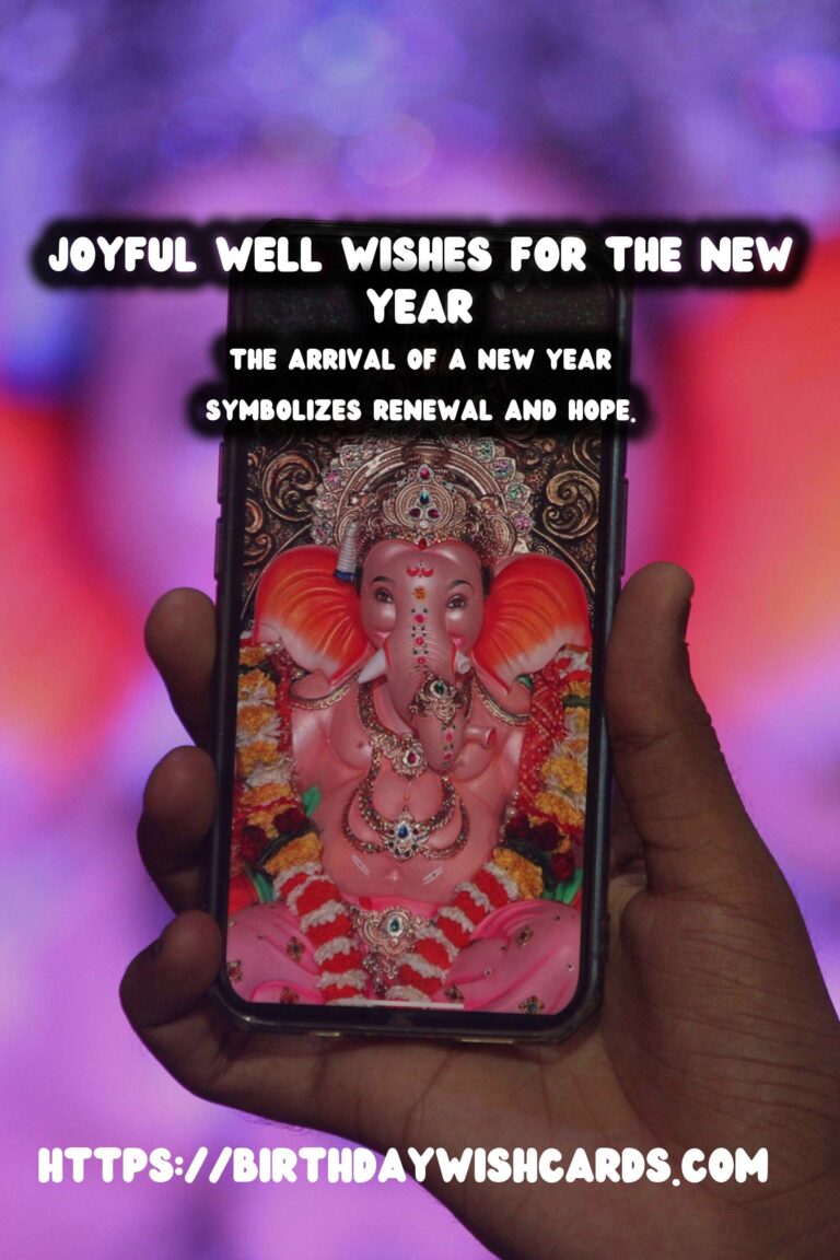 Joyful Well Wishes for the New Year