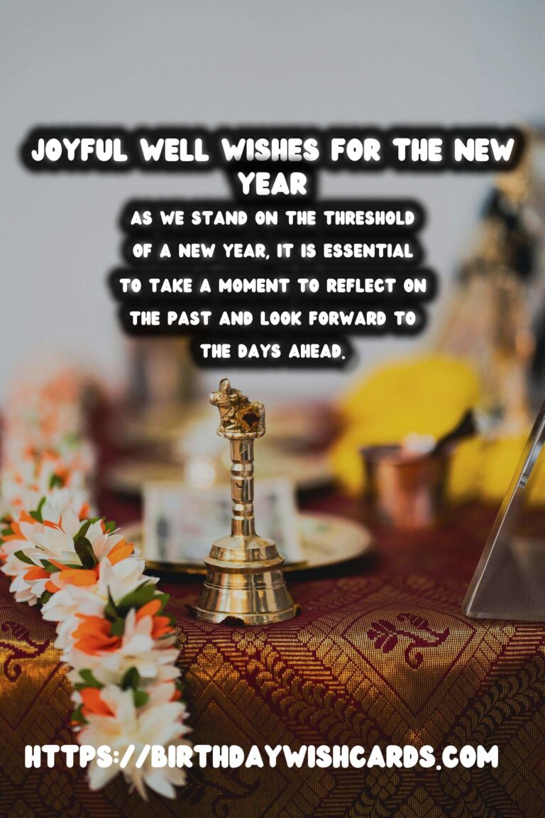 Joyful Well Wishes for the New Year