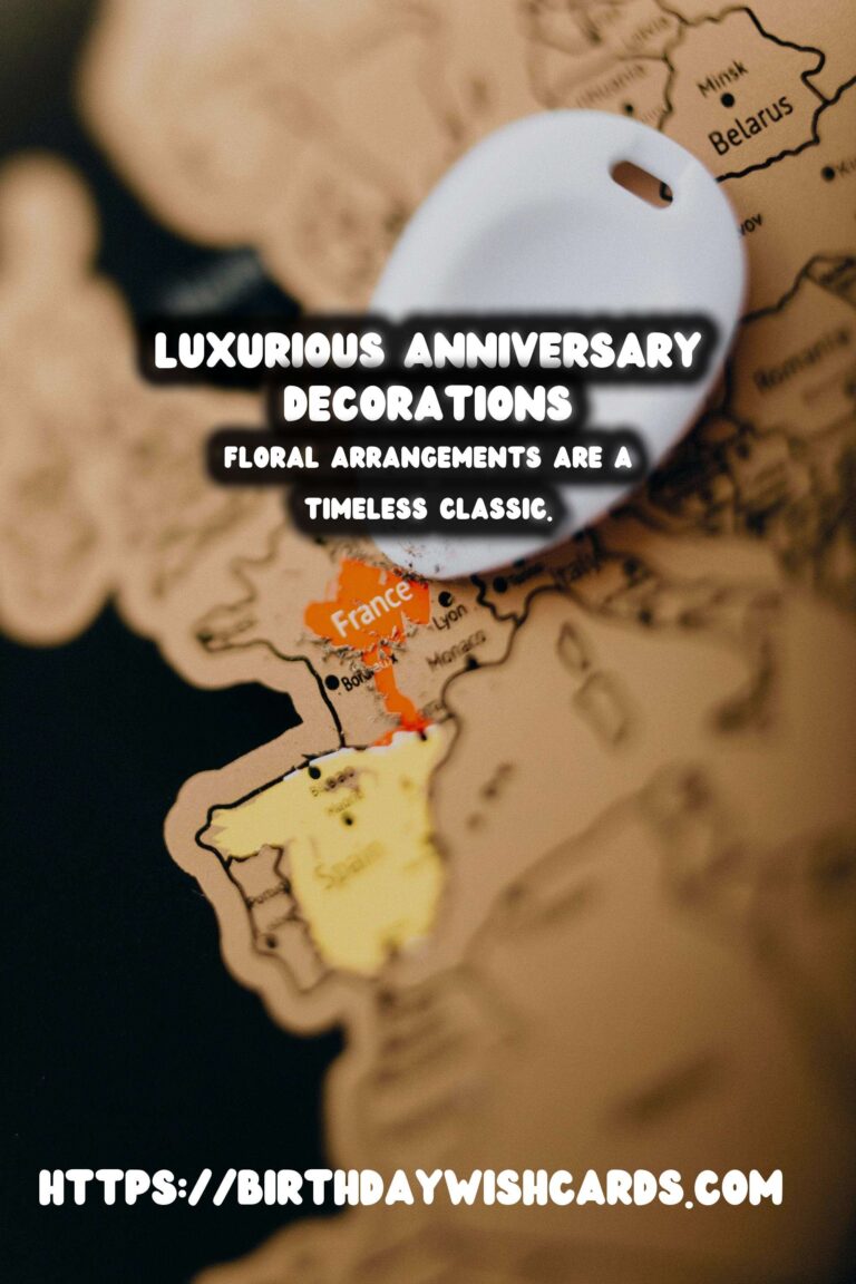 Luxurious Anniversary Decoration Ideas to Try This Year