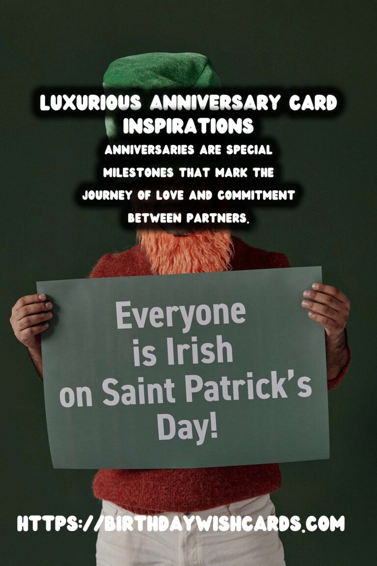 Luxurious Ways to Celebrate Anniversary Card Messages