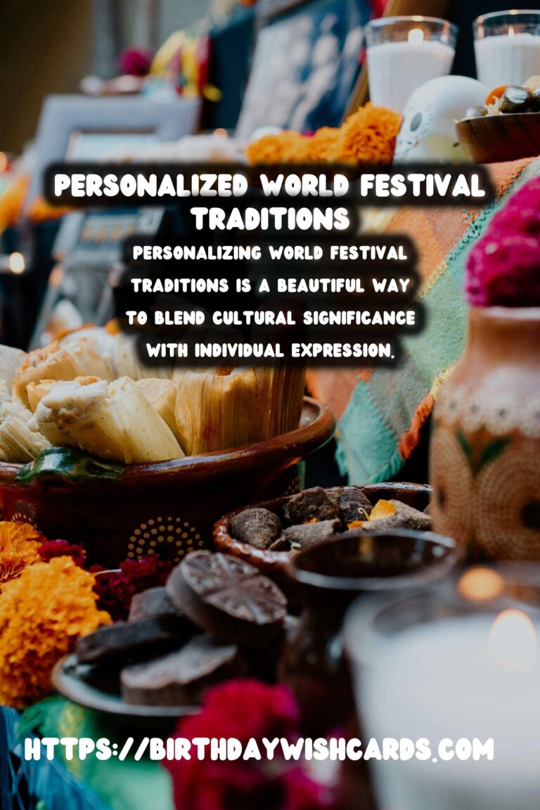 Magical Ways to Personalize World Festival Traditions