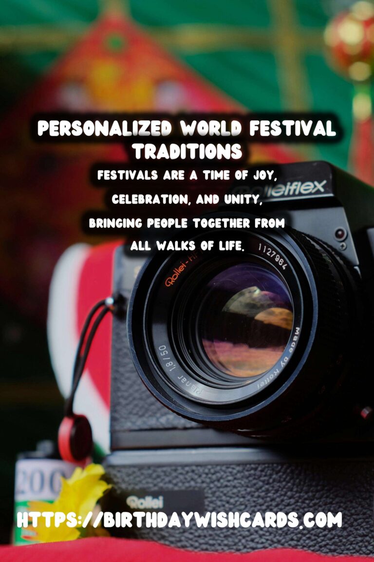 Magical Ways to Personalize World Festival Traditions