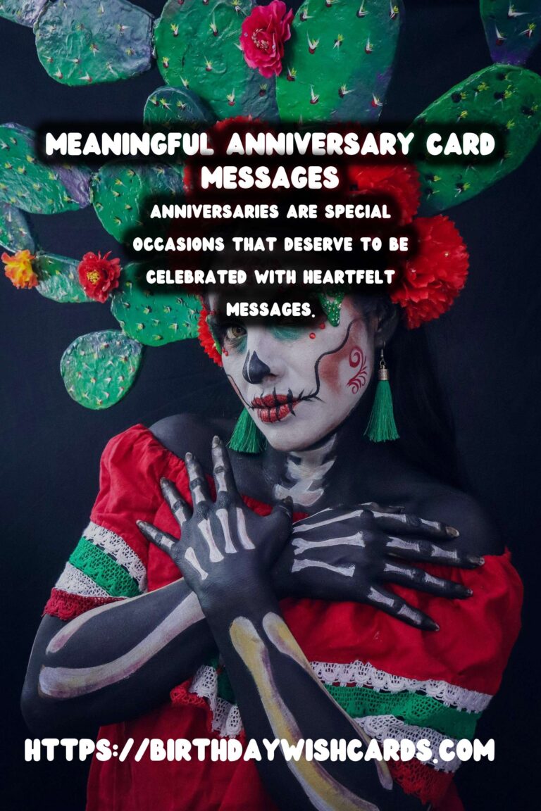 Meaningful Anniversary Card Messages That Are Unique