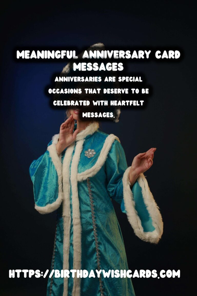 Meaningful Anniversary Card Messages That Are Unique