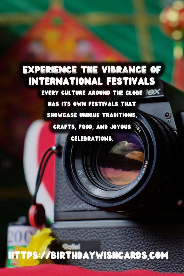 Meaningful International Festival Guides That Impress