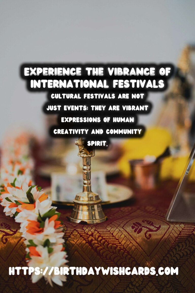 Meaningful International Festival Guides That Impress