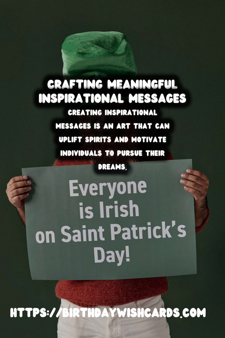 Meaningful Ways to Craft Inspirational Messages