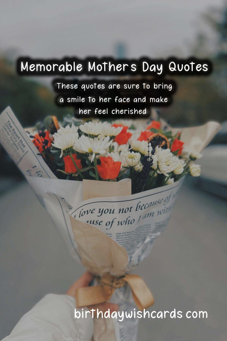 Memorable Anniversary Quotes for Mother's Day