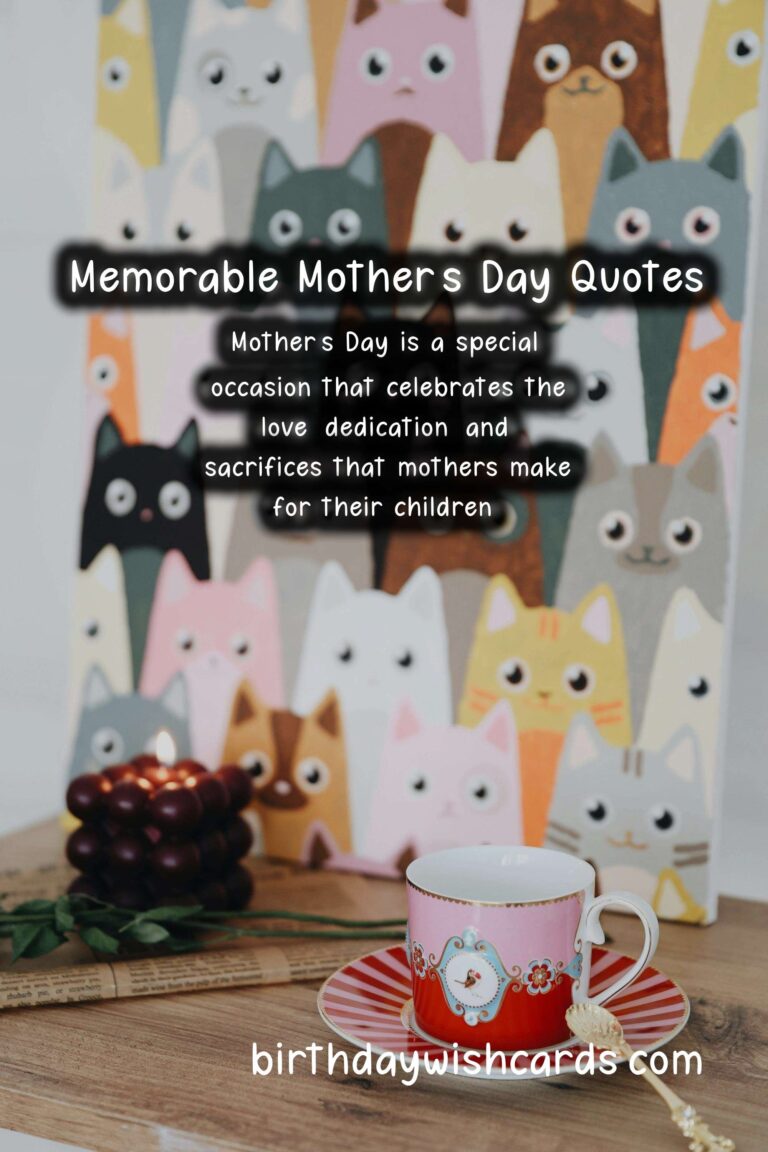 Memorable Anniversary Quotes for Mother's Day