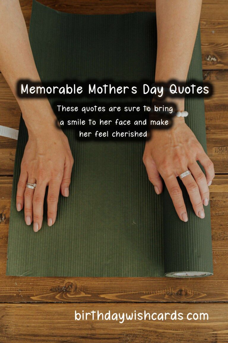 Memorable Anniversary Quotes for Mother's Day