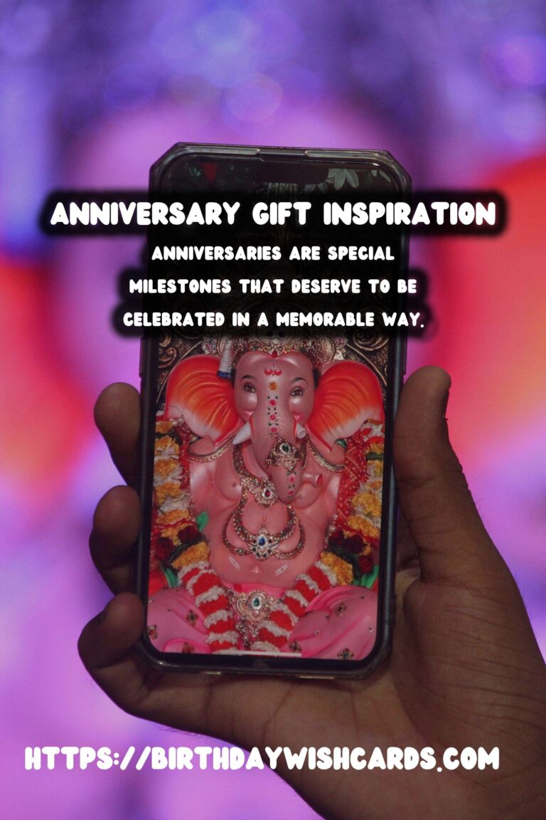 Memorable Ways to Organize Anniversary Gift Ideas
