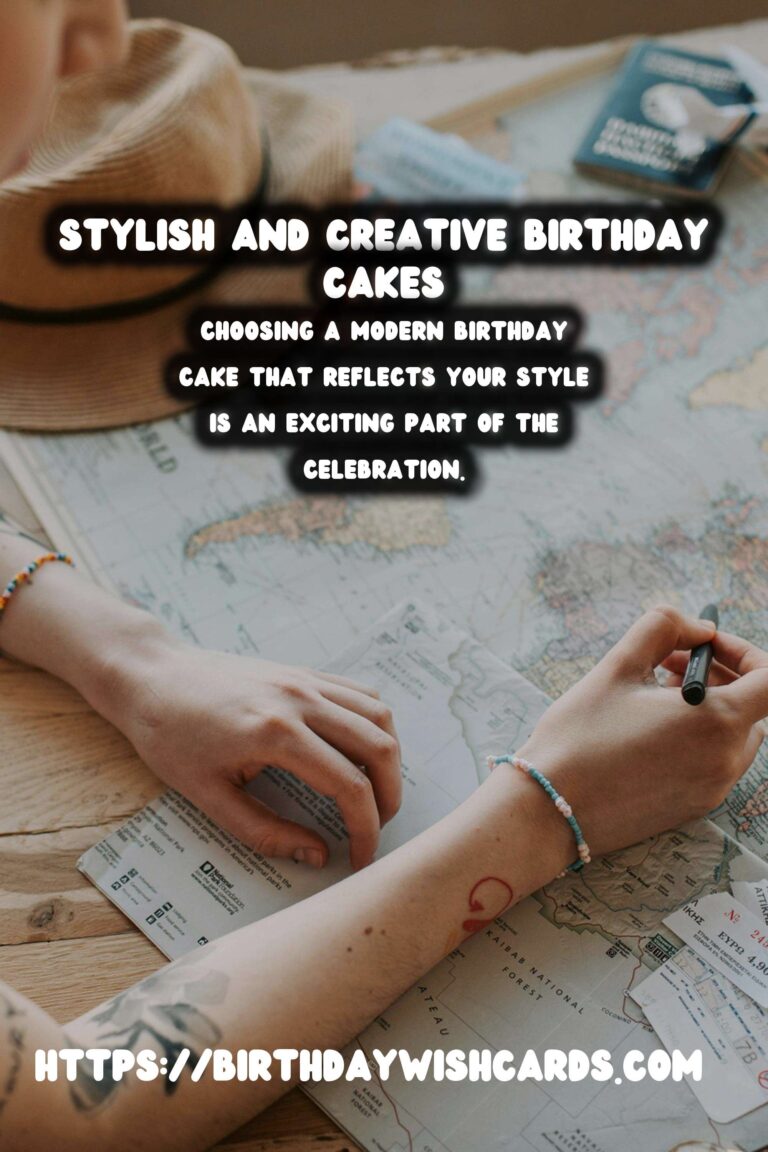 Modern Birthday Cake Ideas That Reflect Your Style