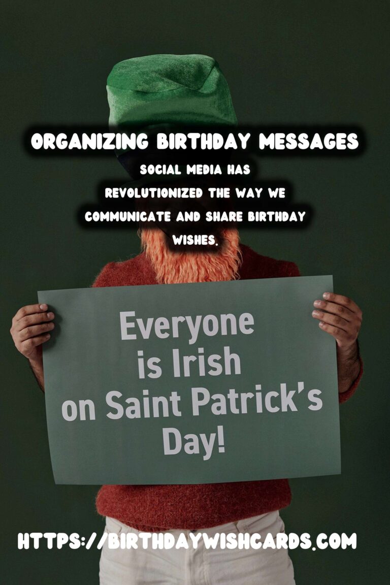 Modern Ways to Organize Birthday Wishes