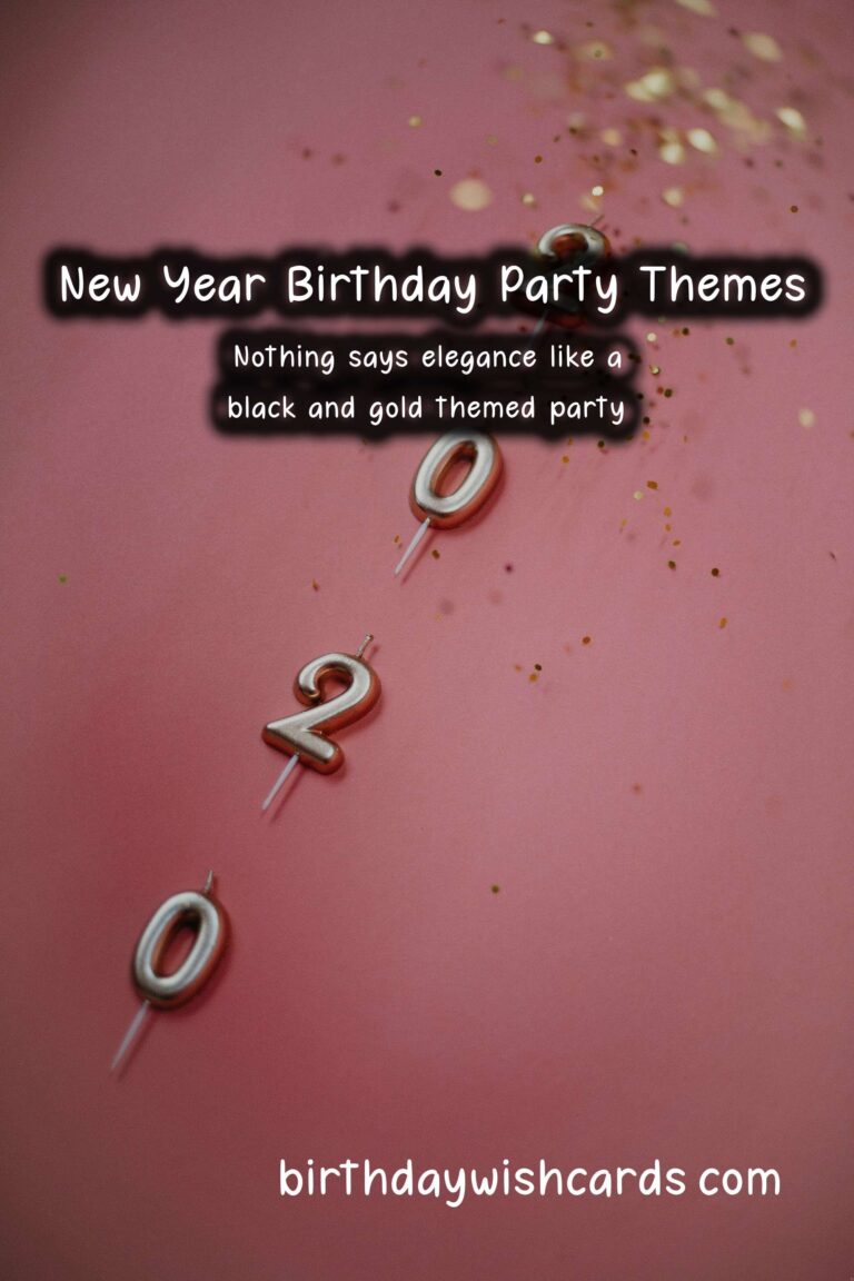 New Year Birthday Party Themes to Try This Year
