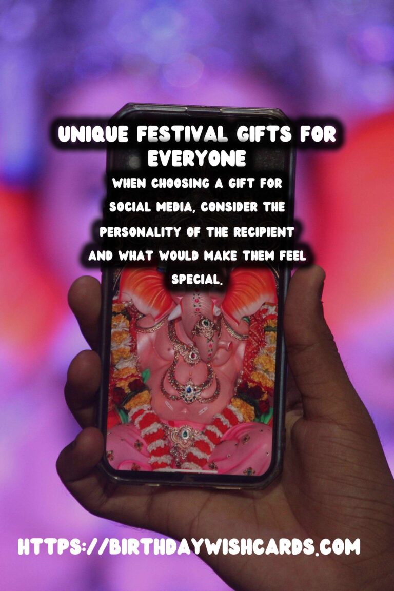 Personalized Festival Gift Ideas For Social Media