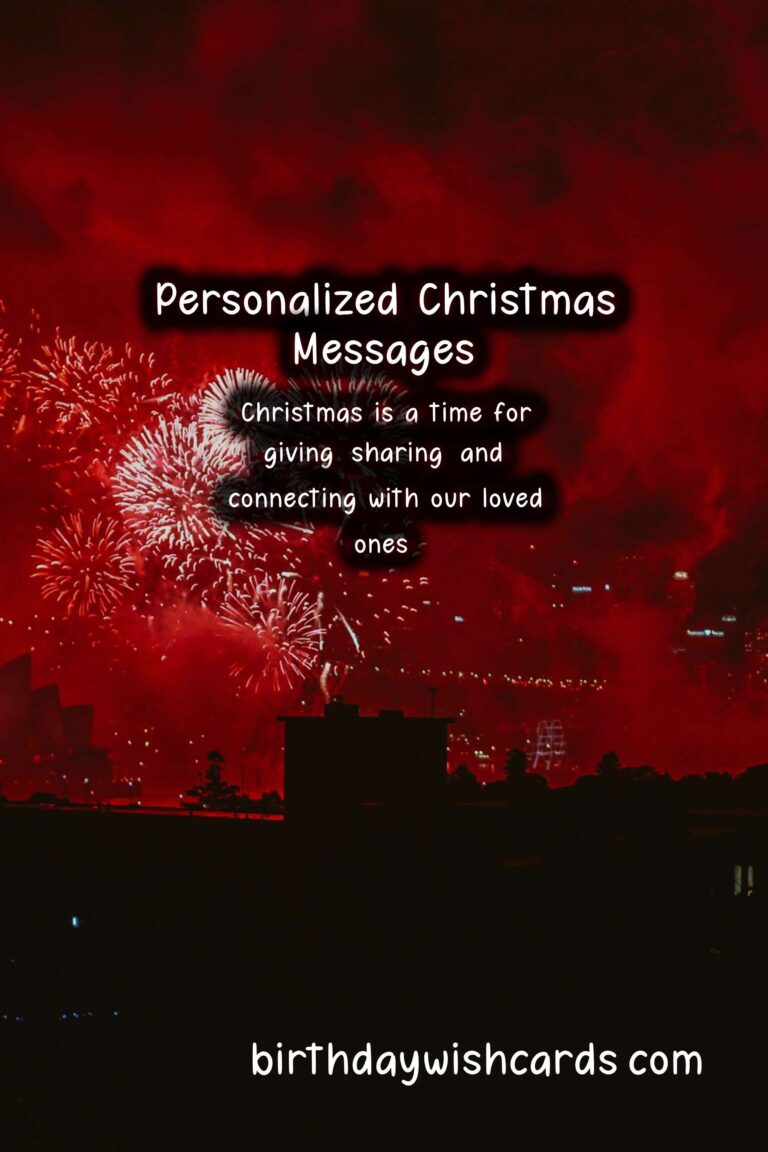 Personalized Message Ideas for Christmas