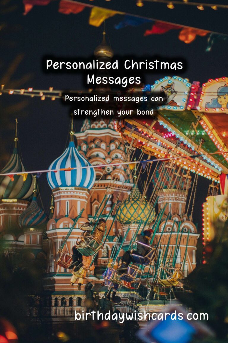 Personalized Message Ideas for Christmas