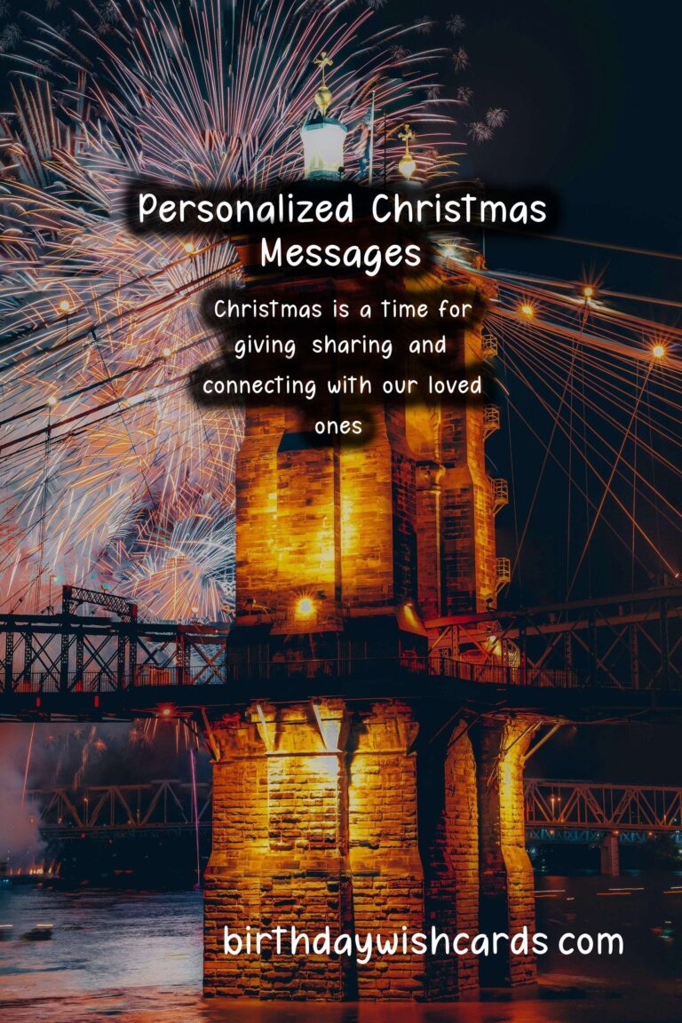 Personalized Message Ideas for Christmas