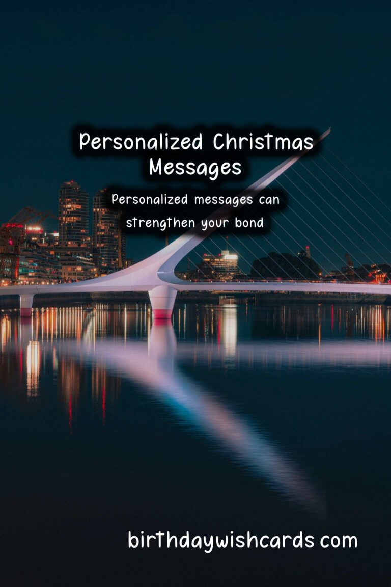 Personalized Message Ideas for Christmas