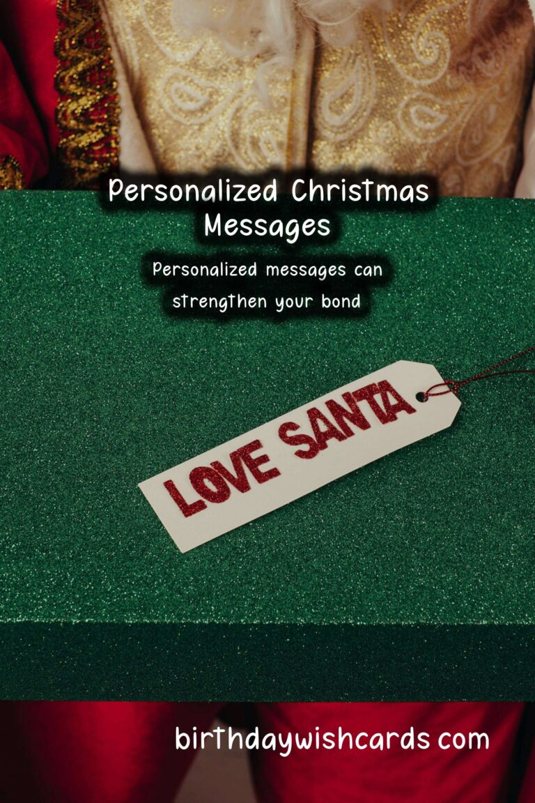 Personalized Message Ideas for Christmas