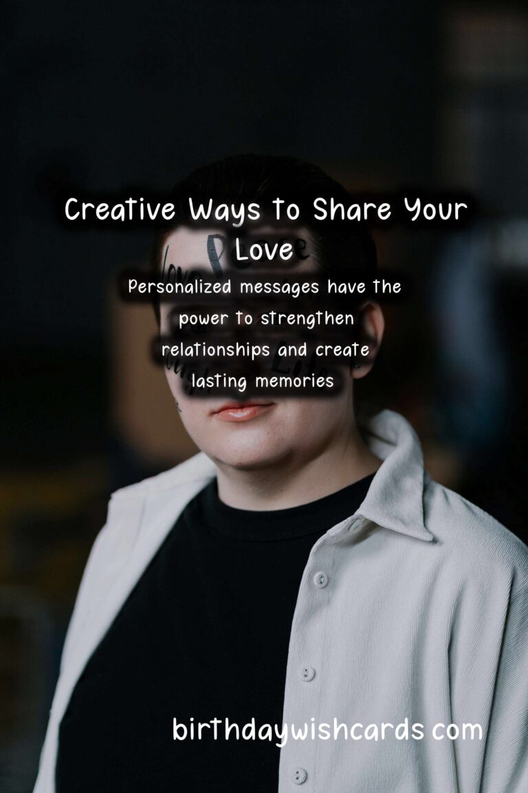 Personalized Message Ideas for Lovers
