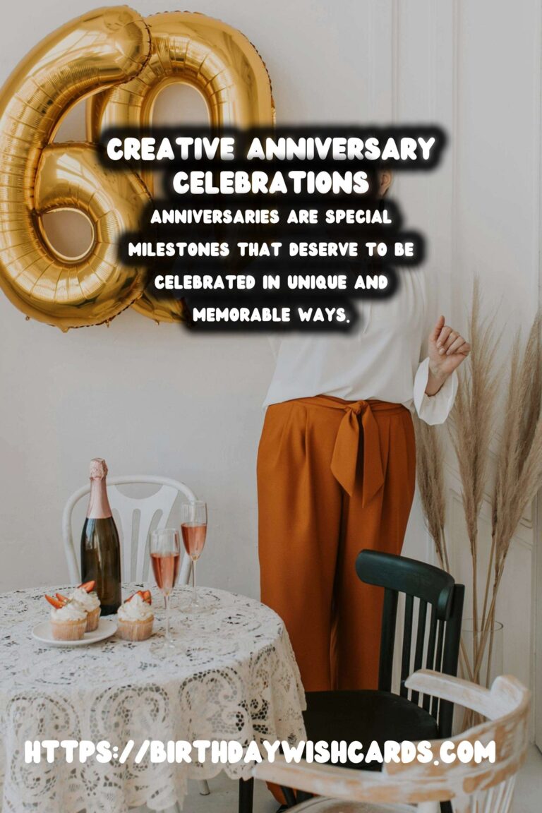 Personalized Ways to Craft Anniversary Celebration Ideas