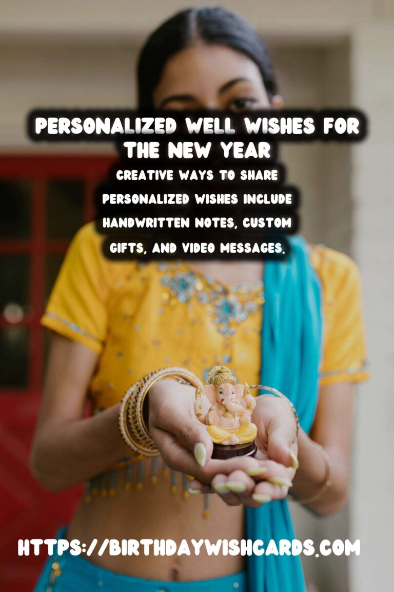 Personalized Well Wishes to Try This Year