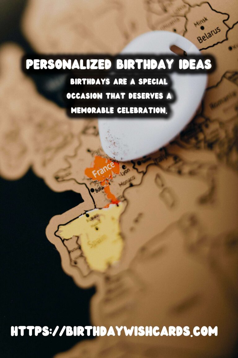 Practical Ways to Personalize Birthday Celebration Ideas
