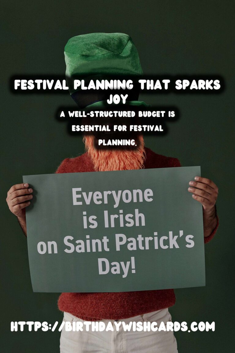 Refreshing Festival Planning Guide That Spark Joy