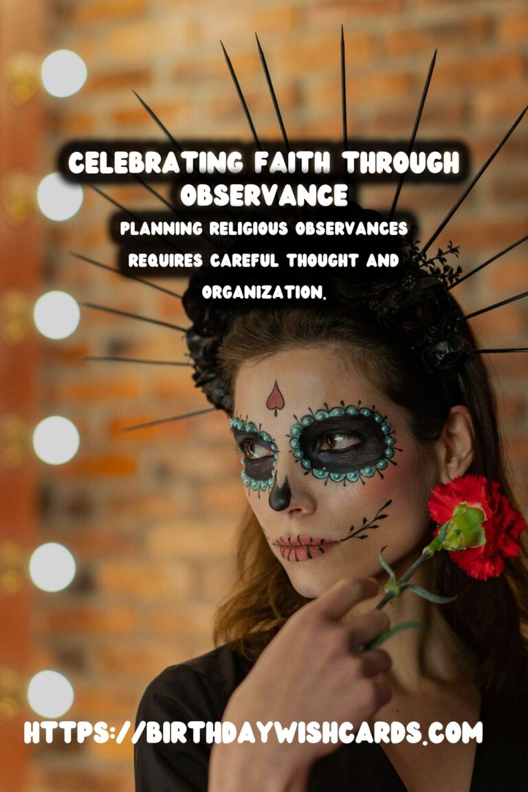 Refreshing Religious Observance Planning That Shine