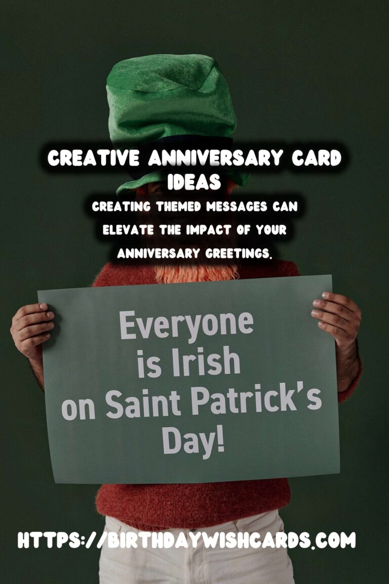 Refreshing Ways to Organize Anniversary Card Messages