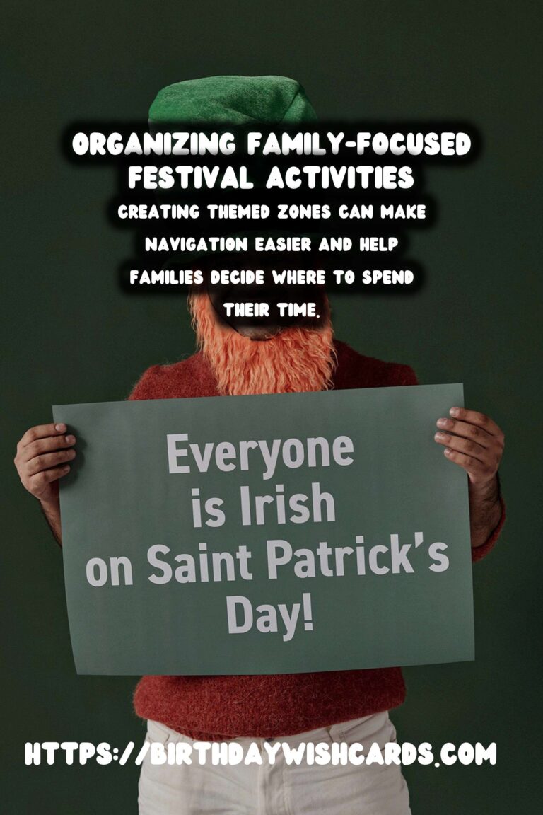 Refreshing Ways to Organize Festival Activities for Families
