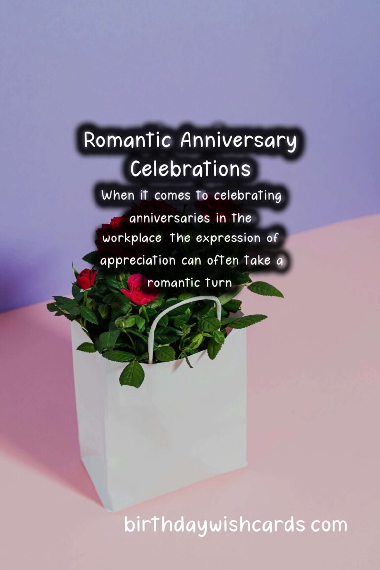 Romantic Anniversary Messages for Bosses: Expressing Appreciation and Love
